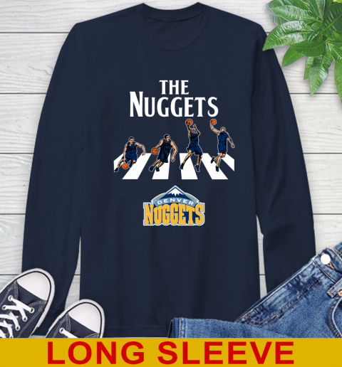 NBA Basketball Denver Nuggets The Beatles Rock Band Shirt Long Sleeve T-Shirt 3