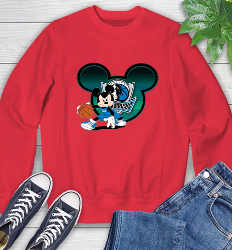 NBA Dallas Mavericks Mickey Mouse Disney Basketball Sweatshirt 10
