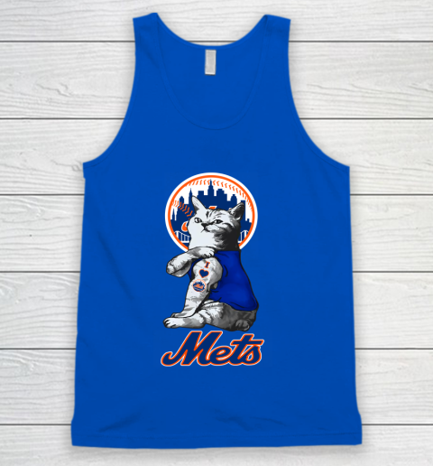 MLB Baseball My Cat Loves New York Mets Tank Top 4
