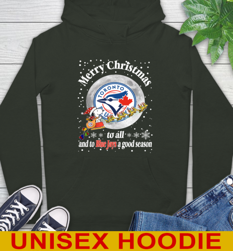 Toronto Blue Jays Merry Christmas To All And To Blue Jays A Good Season MLB Baseball Sports Hoodie 12