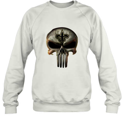 New Orleans Saints The Punisher Mashup Football Sweatshirt