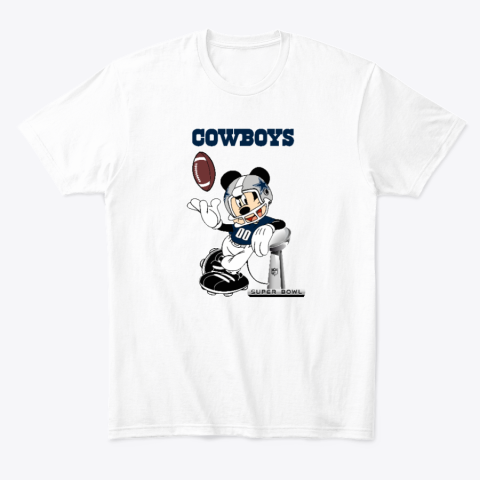 Dallas Cowboys Shirt, NFL Gift, NFC Championship, Disney Mickey