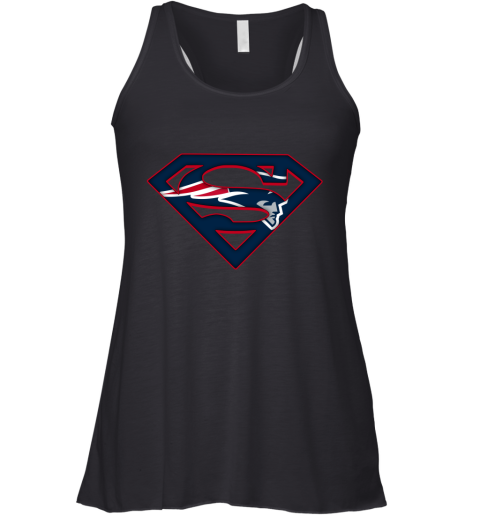 We Are Undefeatable The New England Patriots x Superman NFL Racerback Tank