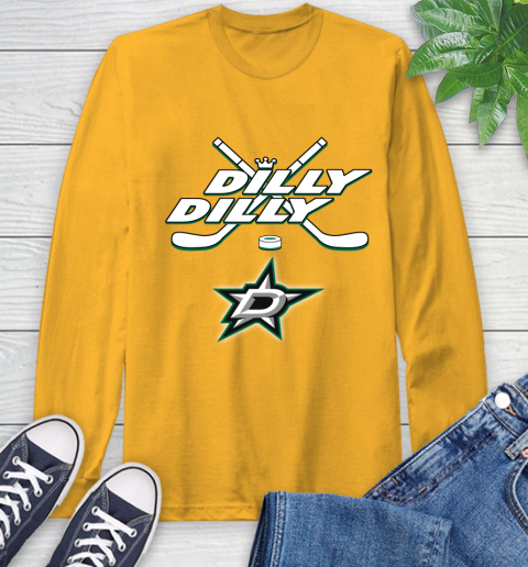 NHL Dallas Stars Dilly Dilly Hockey Sports Long Sleeve T-Shirt 3