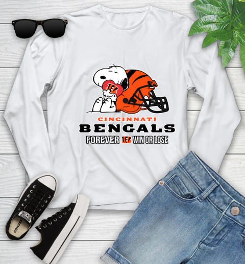 NFL The Peanuts Movie Snoopy Forever Win Or Lose Football Cincinnati Bengals 125