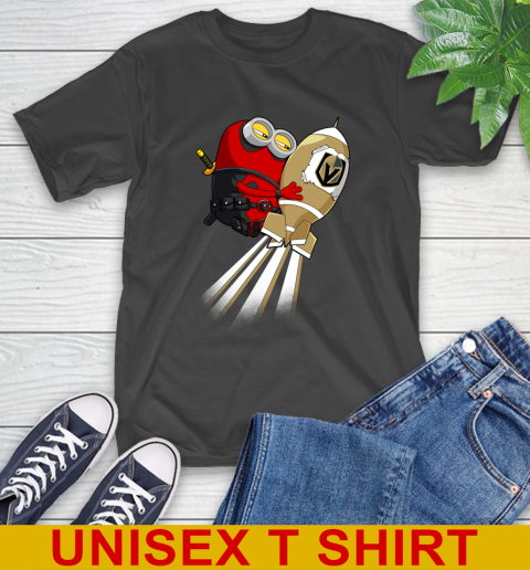 NHL Hockey Vegas Golden Knights Deadpool Minion Marvel Shirt T-Shirt