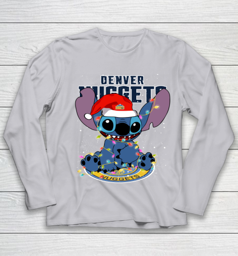 Denver Nuggets NBA noel stitch Basketball Christmas Youth Long Sleeve 3