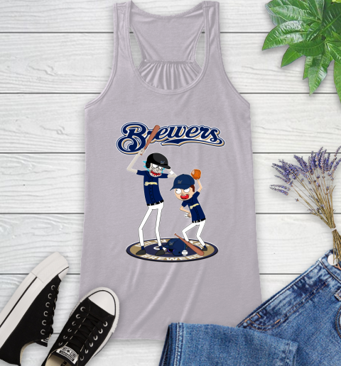 MLB Milwaukee Brewers Rick And Morty Baseball 41