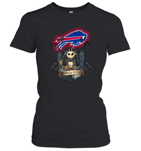 Buffalo Bills Jack Skellington This Is Halloween NFL Women's T-Shirt