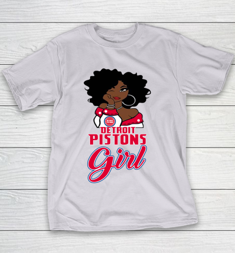 Detroit Pistons Girl NBA Youth T-Shirt 5