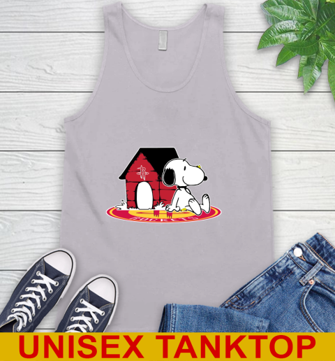 NBA Basketball Houston Rockets Snoopy The Peanuts Movie Shirt Tank Top 4