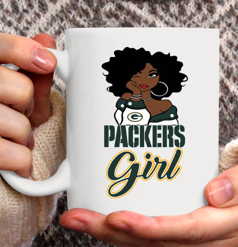 Green Bay Packers Girl NFL Ceramic Mug 11oz 2