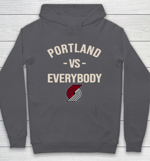 Portland Trail Blazers Vs Everybody Hoodie 4