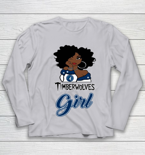 Minnesota Timberwolves Girl NBA Youth Long Sleeve 5