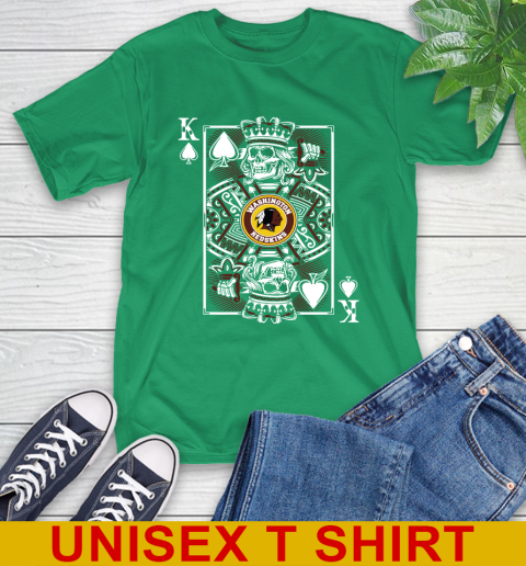 Washington Redskins NFL Football The King Of Spades Death Cards Shirt T-Shirt 7