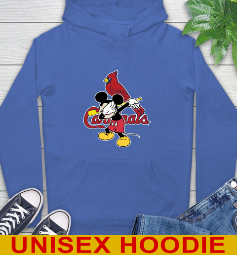St.Louis Cardinals MLB Baseball Dabbing Mickey Disney Sports Hoodie 9