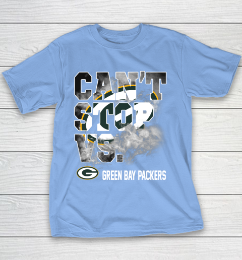 NFL Green Bay Packers Can't Stop Vs Youth T-Shirt 8