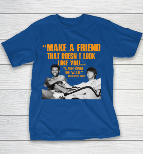 Kareem Abdul Jabbar Shirt Make A Friend That Doesn't Look Like You Youth T-Shirt 6