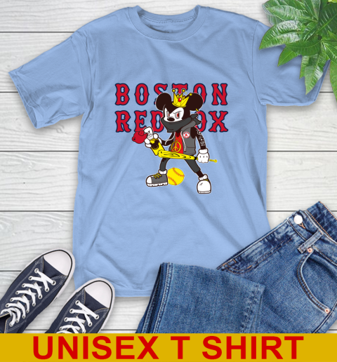 Boston Red Sox MLB Baseball Mickey Peace Sign Sports T-Shirt 11
