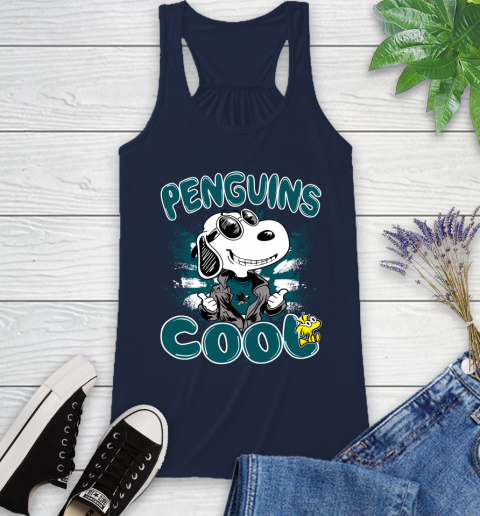 NHL Hockey San Jose Sharks Cool Snoopy Shirt Racerback Tank 8