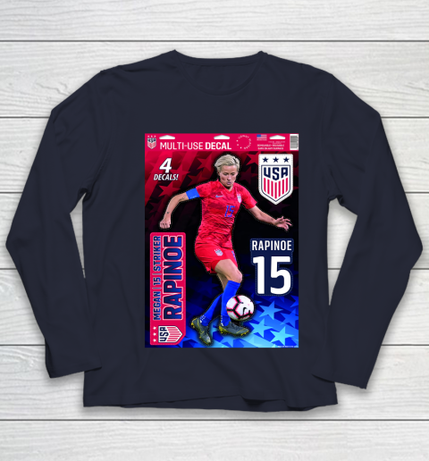 Megan Rapinoe USA Team 15 Youth Long Sleeve 2