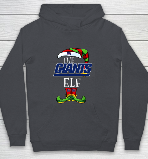New York Giants Christmas ELF Funny NFL Youth Hoodie 5