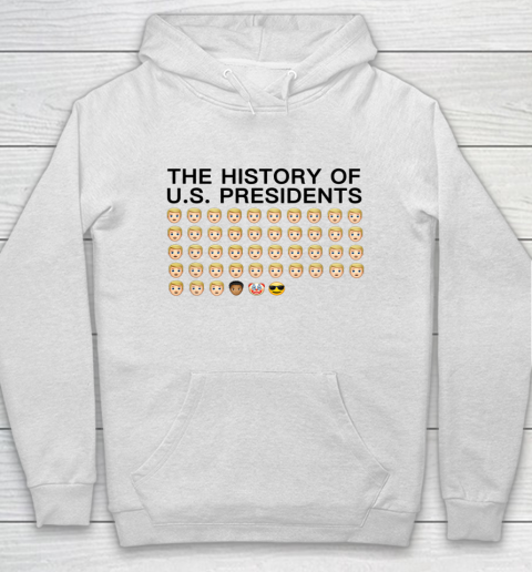 Emojis History of US Presidents Funny Anti Trump Hoodie