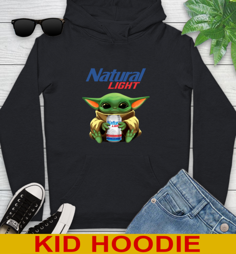 Star Wars Baby Yoda Hugs Natural Light Beer Shirt 135