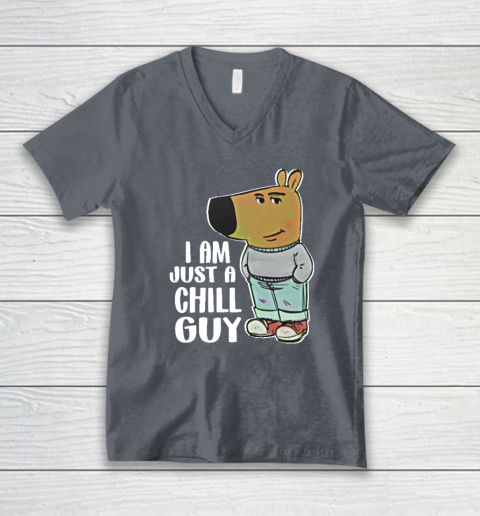 I Am Just A Chill Guy V-Neck T-Shirt 3