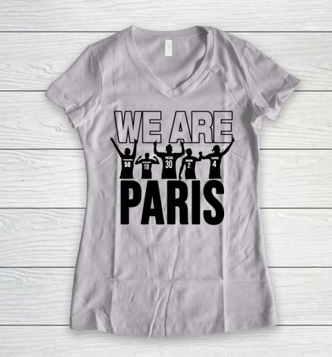 We Are Paris T Shirt Ici C'est Paris Welcome To Paris Women's V-Neck T-Shirt