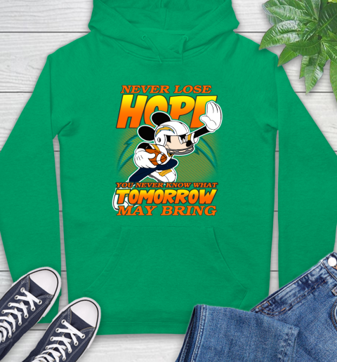 Los Angeles Chargers NFL Football Mickey Disney Never Lose Hope Hoodie 9 Los Angeles Chargers NFL Football Mickey Disney Never Lose Hope Hoodie - Image 9