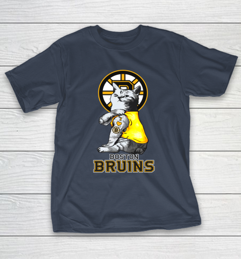 NHL My Cat Loves Boston Bruins Hockey T-Shirt 3