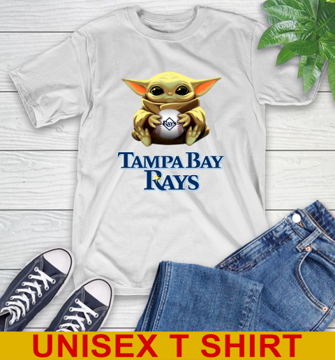 MLB Baseball Tampa Bay Rays Star Wars Baby Yoda Shirt