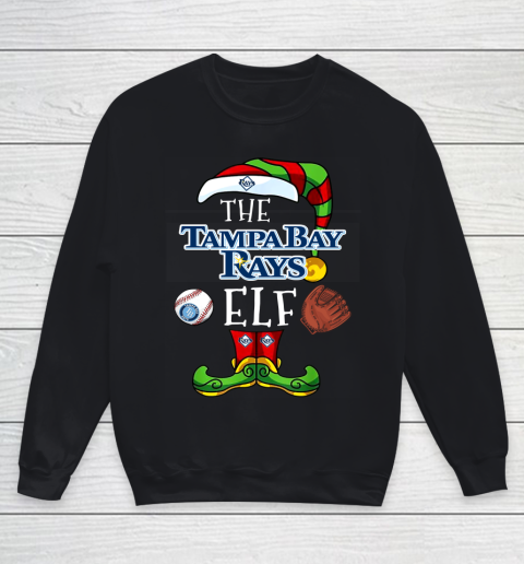 Tampa Bay Rays Christmas ELF Funny MLB Youth Sweatshirt