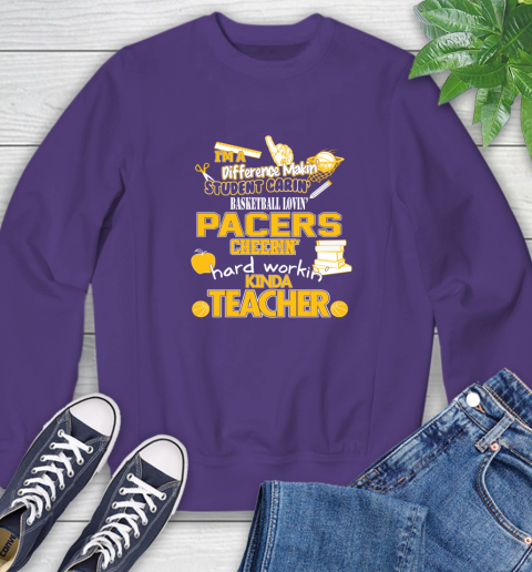 LA Clippers NBA I'm A Difference Making Student Caring Basketball Loving Kinda Teacher (2) Sweatshirt 4