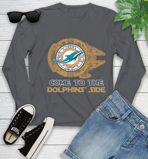 NFL Come To The Miami Dolphins Wars Football Sports Youth Long Sleeve 9