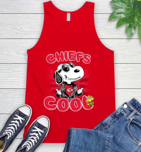 NFL Football Kansas City Chiefs Cool Snoopy Shirt Tank Top 5