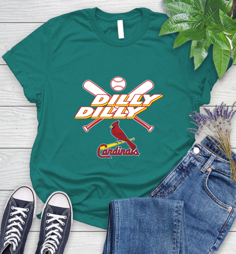 MLB St.Louis Cardinals Dilly Dilly Baseball Sports Women's T-Shirt 12