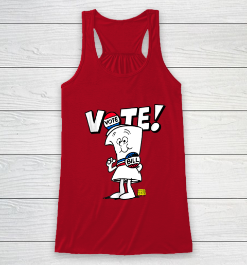 Schoolhouse Rock Vote with Bill Racerback Tank 4