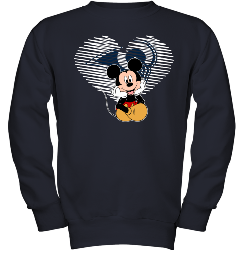 NFL Los Angeles Rams The Heart Mickey Mouse Disney Football T Shirt 5RLG0VR1xpS youth sweatshirt 47 95 151514 front navy
