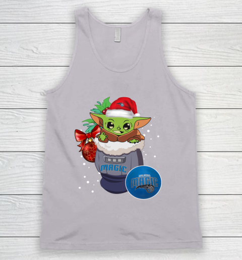 Orlando Magic Christmas Baby Yoda Star Wars Funny Happy NBA Tank Top 4