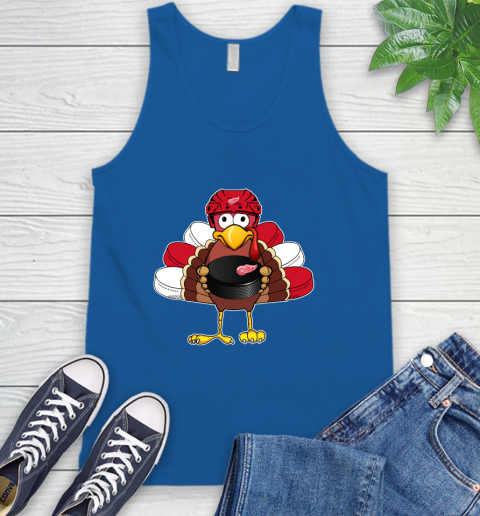 Detroit Red Wings Turkey Thanksgiving Day Tank Top 5