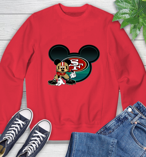NFL San Francisco 49ers Mickey Mouse Disney Football T Shirt Sweatshirt 10