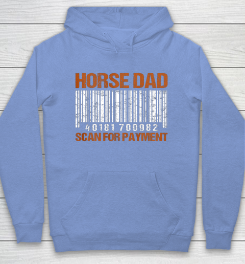 Horse Dad Scan For Payment Hoodie 8