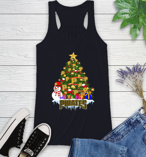 Pittsburgh Pirates Merry Christmas MLB Baseball Sports Racerback Tank 10