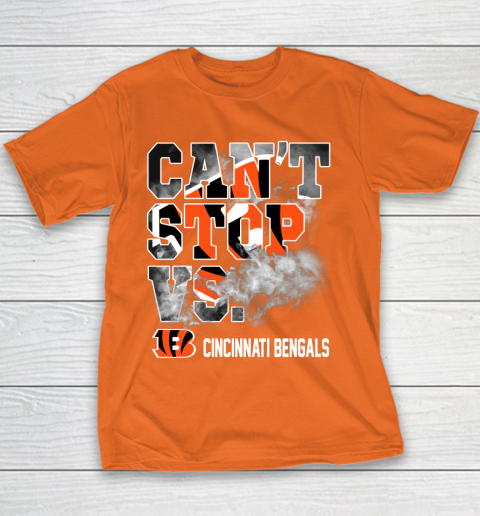 NFL Cincinnati Bengals Can't Stop Vs Youth T-Shirt 4