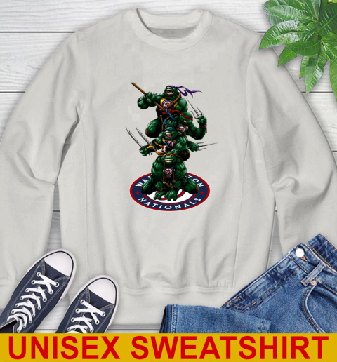 MLB Baseball Washington Nationals Teenage Mutant Ninja Turtles Shirt Sweatshirt 12