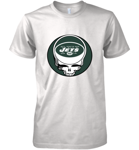 NFL Team New York Jets x Grateful Dead Logo Band Premium Men's T-Shirt