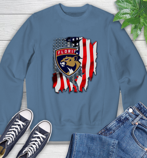 Florida Panthers NHL Hockey American Flag Sweatshirt 8