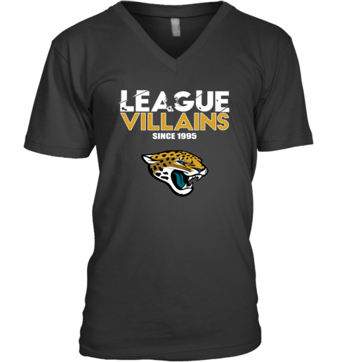 NFL League Villains Since 1995 Jacksonville Jaguars V-Neck T-Shirt